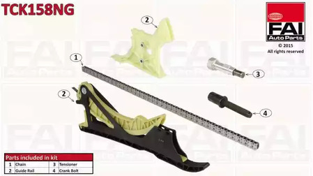 Комплект цели привода распредвала FAI AUTOPARTS TCK158NG
