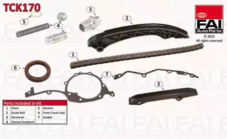 Комплект цели привода распредвала FAI AUTOPARTS TCK170