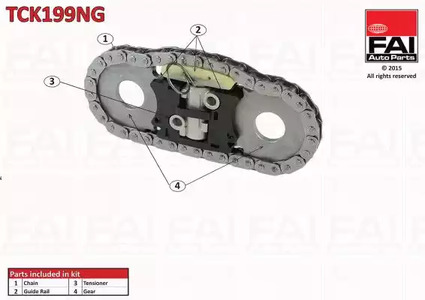 Комплект цели привода распредвала FAI AUTOPARTS TCK199NG
