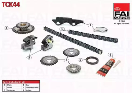 Комплект цели привода распредвала FAI AUTOPARTS TCK44