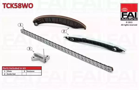 Комплект цепи грм FAI AUTOPARTS TCK58WO