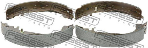 Тормозные колодки задние (барабанные) FEBEST 0102-NCP30R