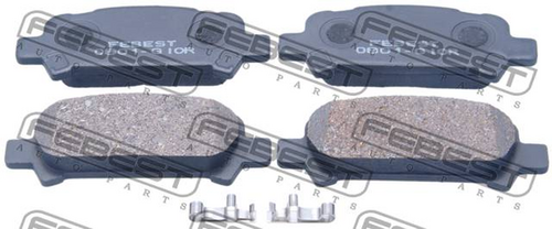 Тормозные колодки FEBEST 0801-G10R