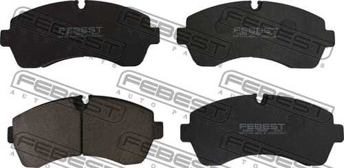 1601-906f колодки дисковые передние FEBEST 1601-906F