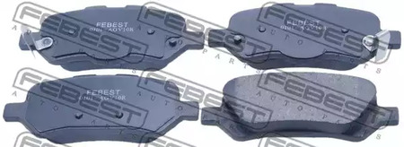 Тормозные колодки FEBEST 0101-AGV10R