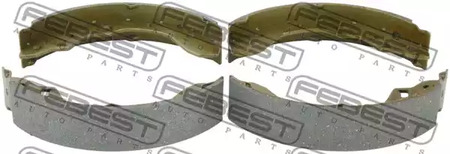 Комплект колодок для барабанных тормозов FEBEST 0502-BJR