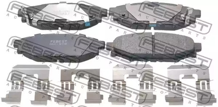 Тормозные колодки FEBEST 0801-B13R