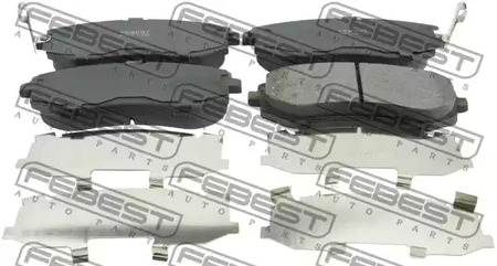 Тормозные колодки FEBEST 0801-G12F