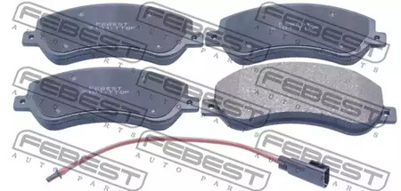 Комплект тормозных колодок дискового тормоза FEBEST 2101-TT9F