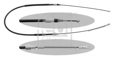 Тросик cтояночного тормоз FEBI BILSTEIN 01657