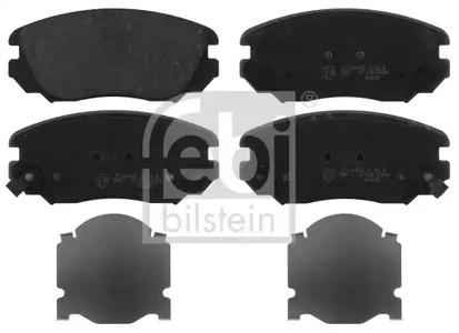 Комплект тормозных колодок дискового тормоза FEBI BILSTEIN 16895