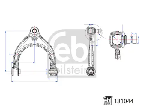Рычаг FEBI BILSTEIN 181044
