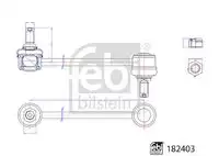 Стойка стабилизатора FEBI BILSTEIN 182403