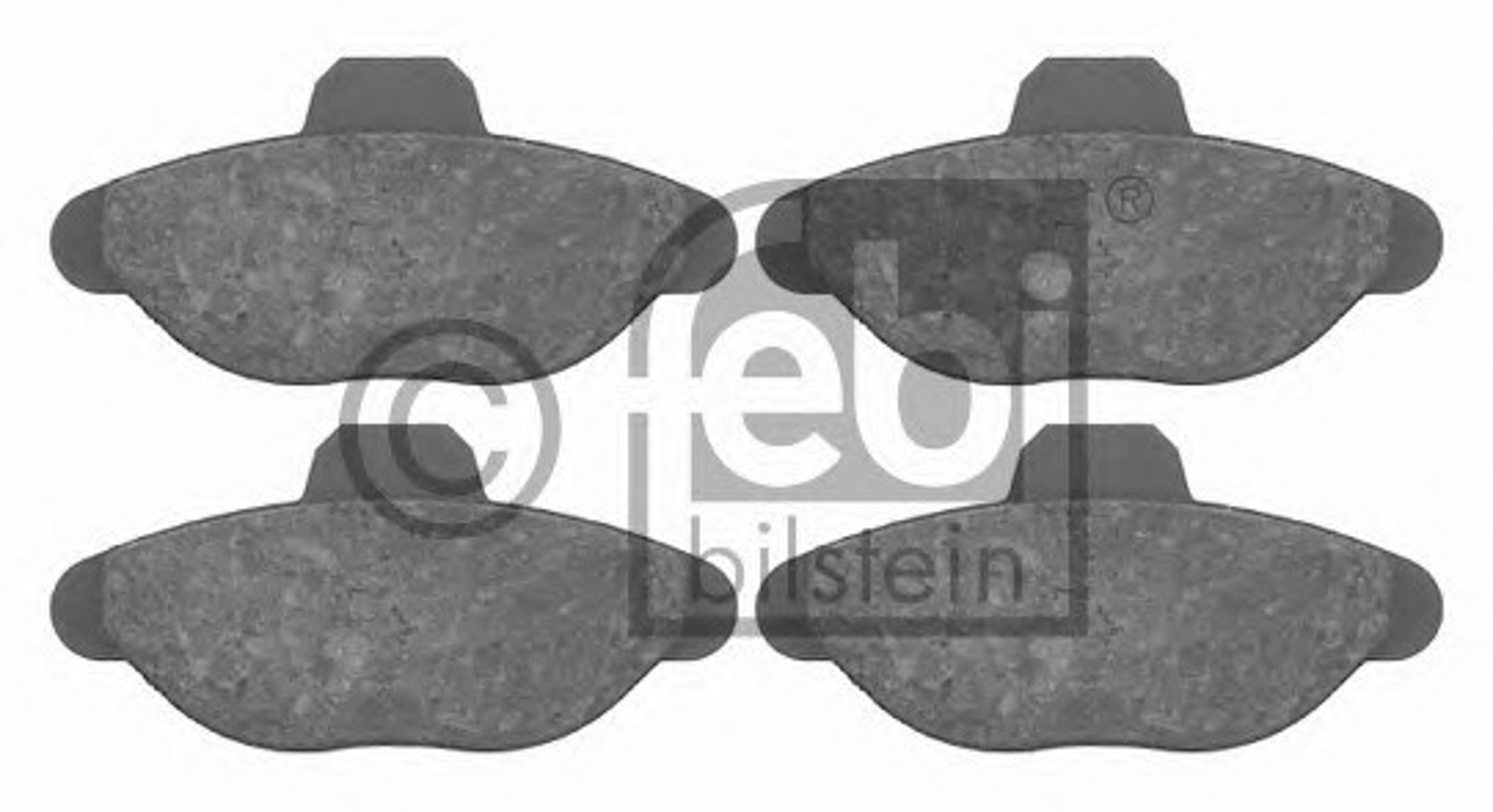 Комплект тормозных колодок дисковый тормоз FEBI BILSTEIN 16082