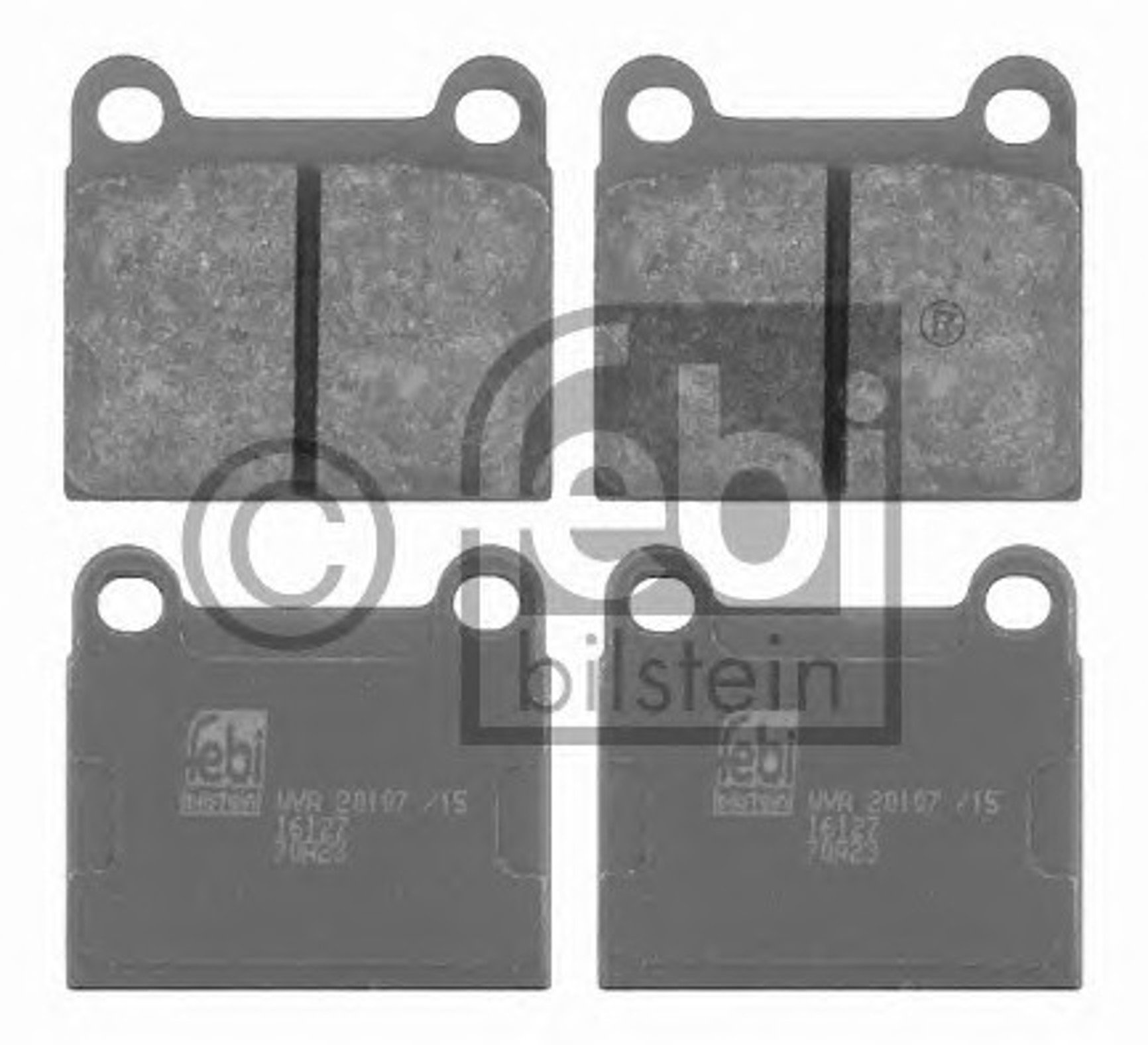 Колодки тормозные дисковые FEBI BILSTEIN 16127