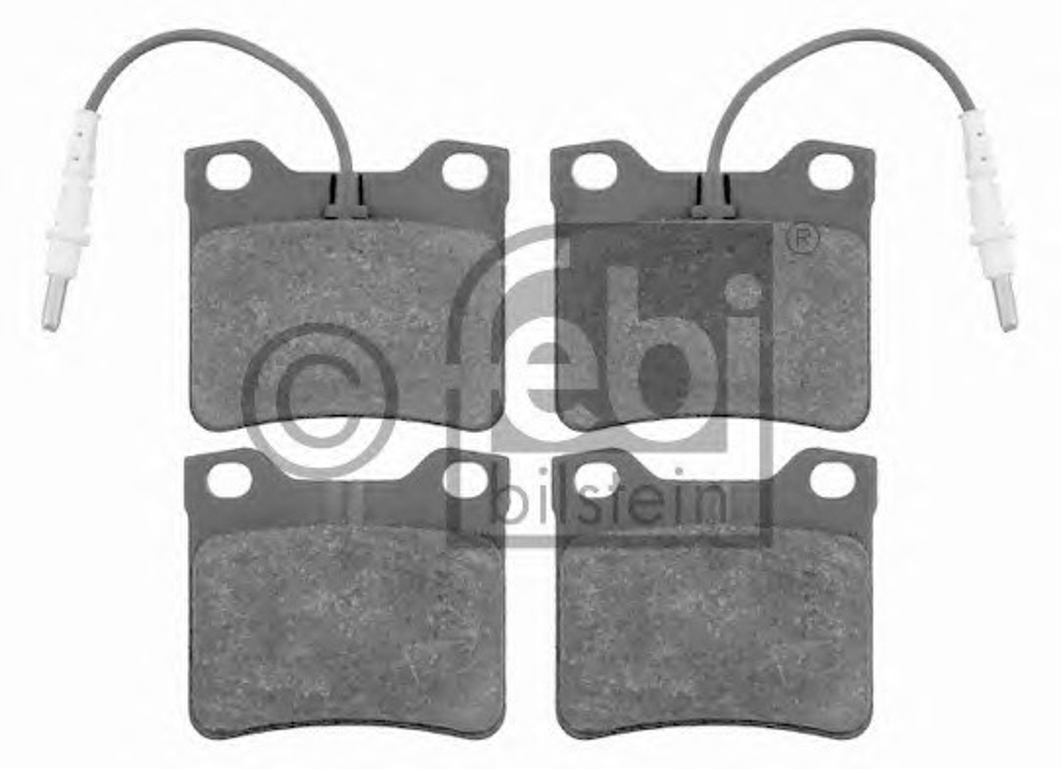 Комплект тормозных колодок дисковый тормоз FEBI BILSTEIN 16137