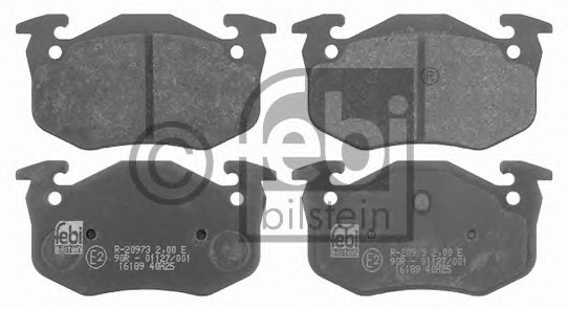 Колодки тормозные дисковые FEBI BILSTEIN 16189