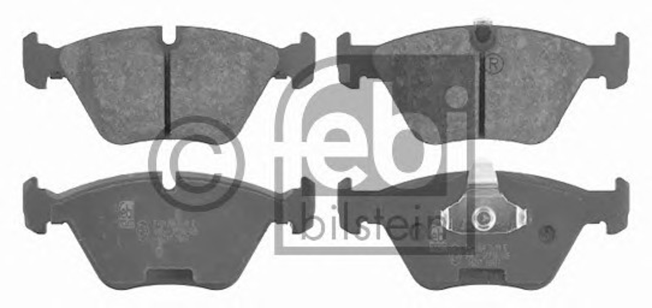 Комплект тормозных колодок дисковый тормоз FEBI BILSTEIN 16217