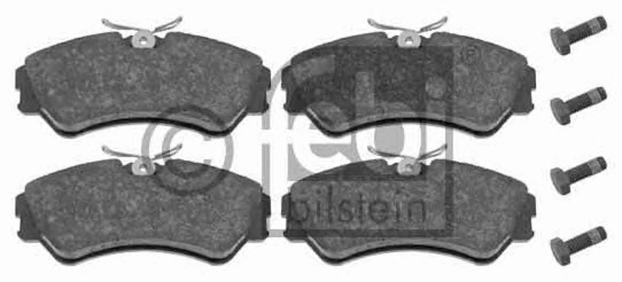 Комплект тормозных колодок дисковый тормоз FEBI BILSTEIN 16302