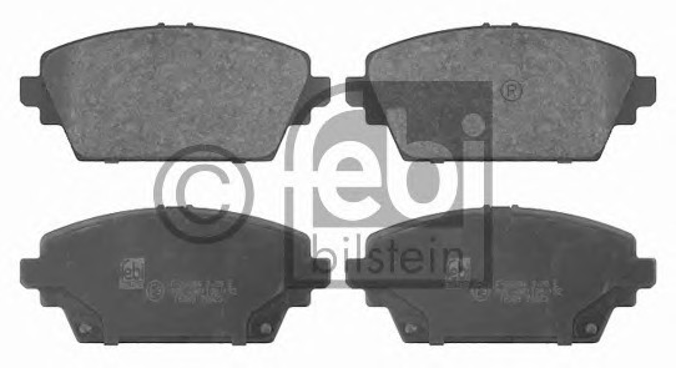 Комплект тормозных колодок дисковый тормоз FEBI BILSTEIN 16389