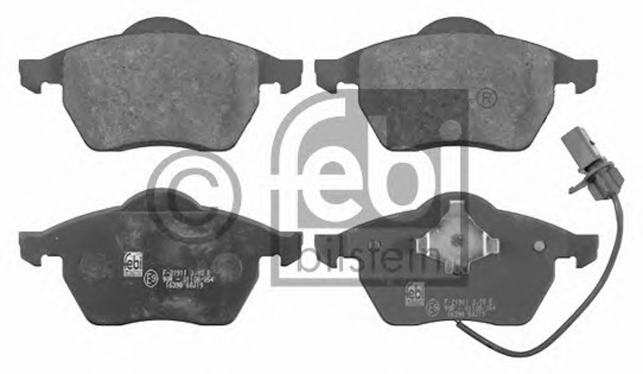 Колодки тормозные дисковые FEBI BILSTEIN 16398