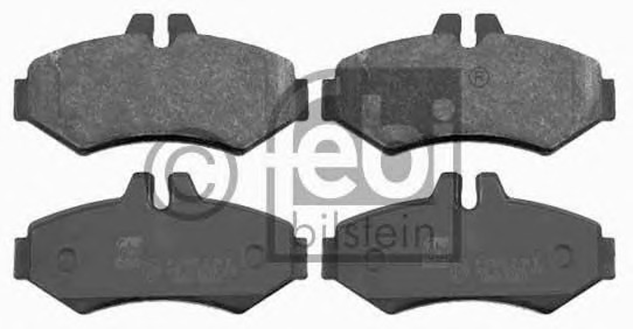 Комплект тормозных колодок дисковый тормоз FEBI BILSTEIN 16450