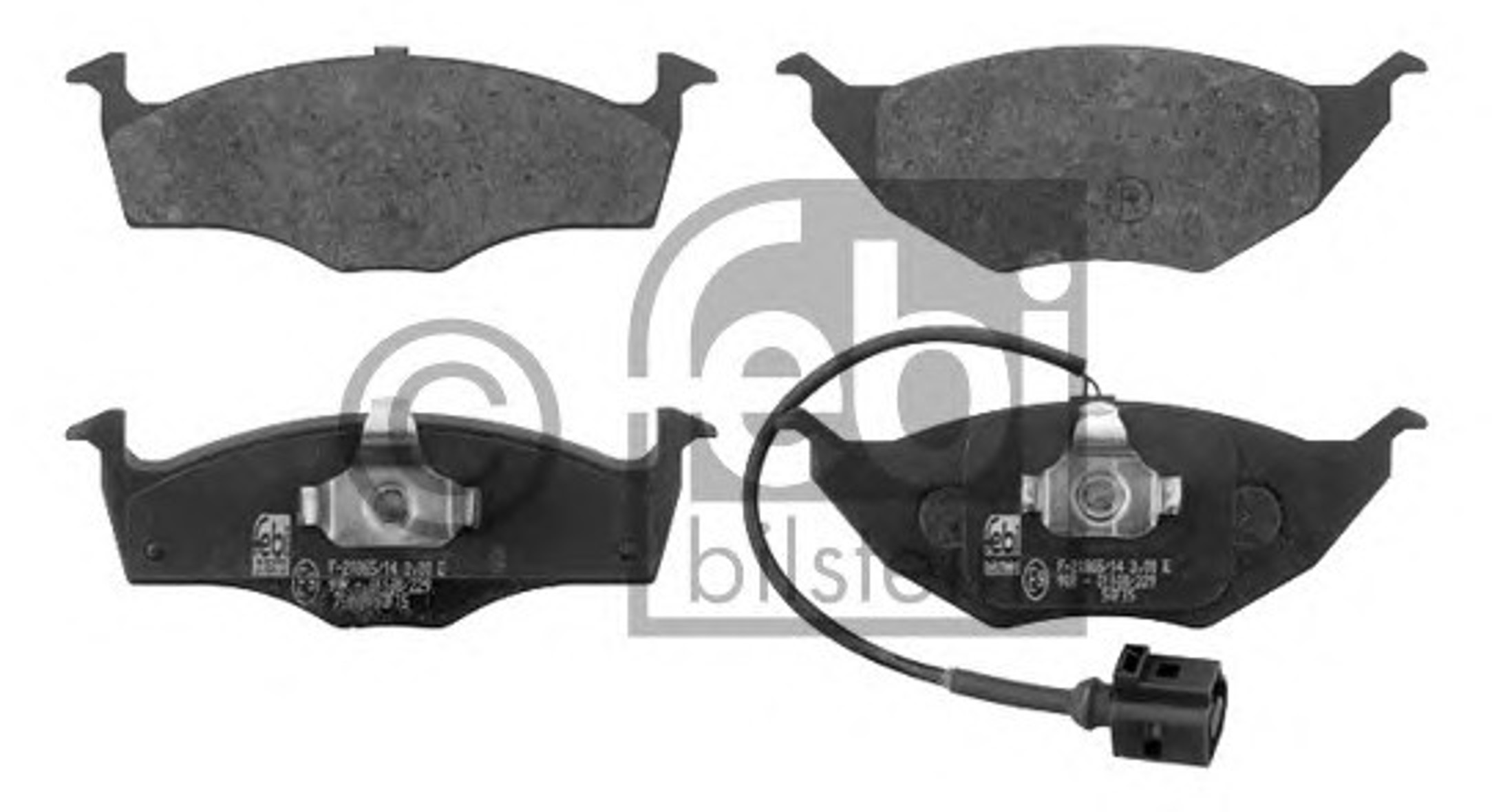 Колодки тормозные дисковые FEBI BILSTEIN 16620