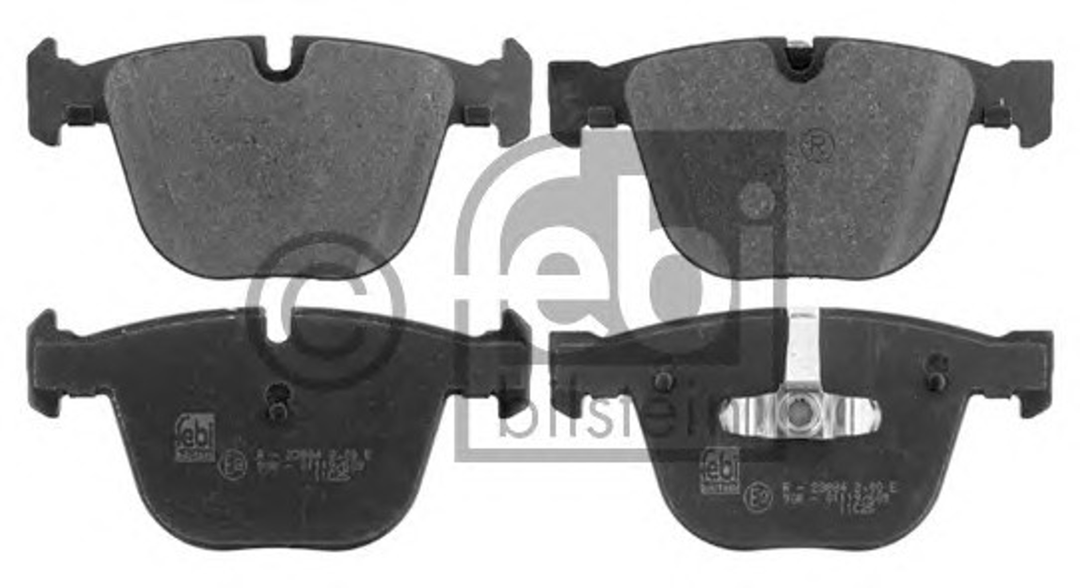 Комплект тормозных колодок дисковый тормоз FEBI BILSTEIN 16804