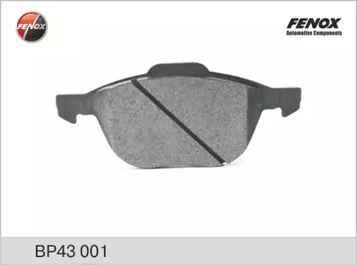 Комплект тормозных колодок дискового тормоза FENOX BP43001