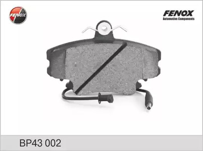 Комплект тормозных колодок дискового тормоза FENOX BP43002