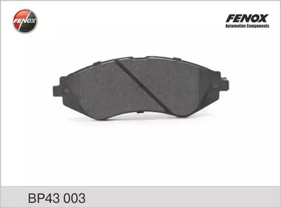 Комплект тормозных колодок дискового тормоза FENOX BP43003