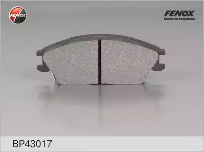 Комплект тормозных колодок дискового тормоза FENOX BP43017