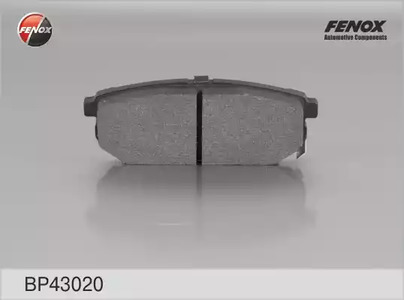 Комплект тормозных колодок дискового тормоза FENOX BP43020
