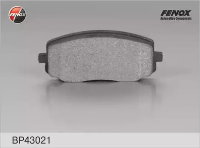 Комплект тормозных колодок дискового тормоз FENOX BP43021