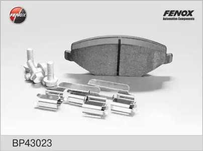 Комплект тормозных колодок дискового тормоз FENOX BP43023