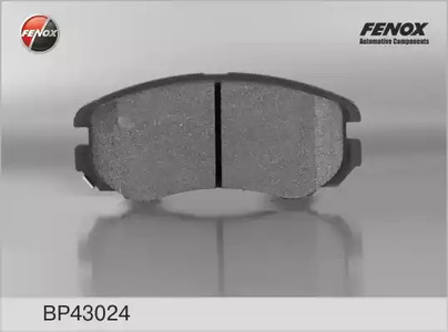 Комплект тормозных колодок дискового тормоза FENOX BP43024