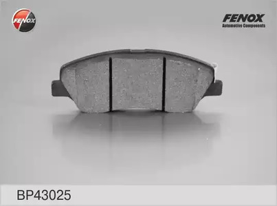 Комплект тормозных колодок дискового тормоза FENOX BP43025