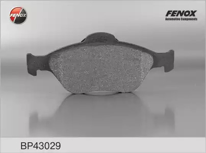 Комплект тормозных колодок дискового тормоза FENOX BP43029