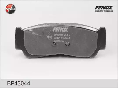 Комплект тормозных колодок дискового тормоз FENOX BP43044