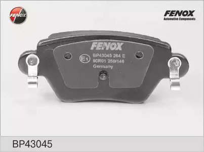 Комплект тормозных колодок дискового тормоза FENOX BP43045