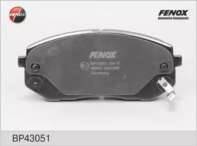 Комплект тормозных колодок дискового тормоз FENOX BP43051