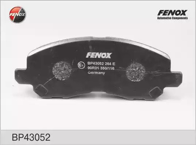 Комплект тормозных колодок дискового тормоз FENOX BP43052