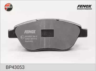 Комплект тормозных колодок дискового тормоза FENOX BP43053