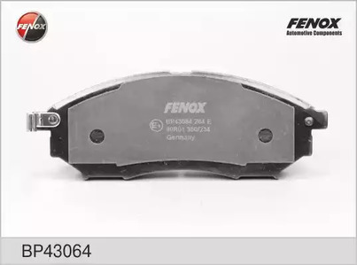 Комплект тормозных колодок дискового тормоза FENOX BP43064