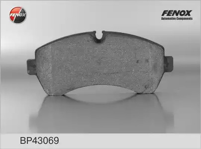 Комплект тормозных колодок дискового тормоз FENOX BP43069