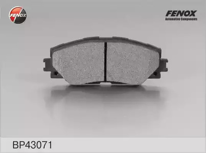 Колодки тормозные дисковые FENOX BP43071