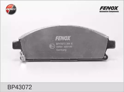 Комплект тормозных колодок дискового тормоза FENOX BP43072