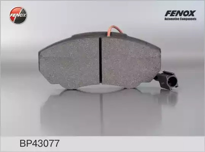 Комплект тормозных колодок дискового тормоз FENOX BP43077
