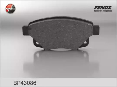 Комплект тормозных колодок дискового тормоза FENOX BP43086