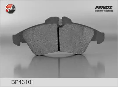 Комплект тормозных колодок дискового тормоза FENOX BP43101